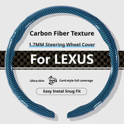Carbon-Fiber-Texture Steering Wheel Cover for LEXUS
