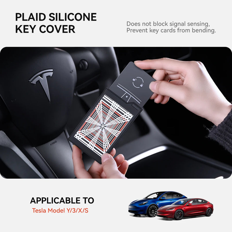 Silicone Smart Key Card Cover for Tesla Model 3/Y