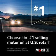 Mobil 1 Extended Performance High Mileage 5W-20 Motor Oil, 5 Quart Pack of 3