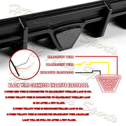 Rear Bumper Diffuser for 2018–2024 Toyota Camry