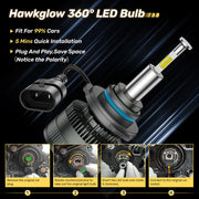 9005/HB3 Headlight Bulb Pair – 110W – 6500K