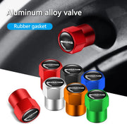 Mercedes-Benz-Style Aluminum Tire Valve Caps – 4-Piece Set