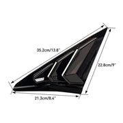 Rear Quarter-Window Louvers for 2019–2021 Honda Civic Hatchback