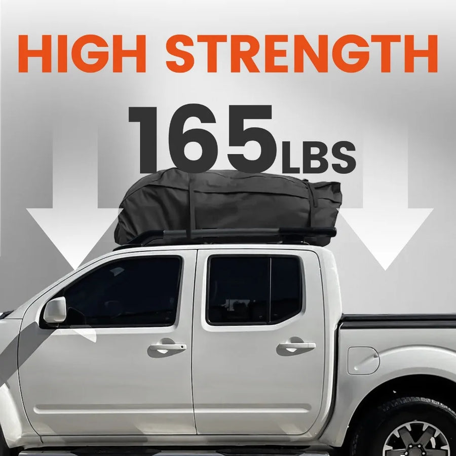 Black Roof Rack Crossbar Set for 2005 Nissan Frontier – 4 Door