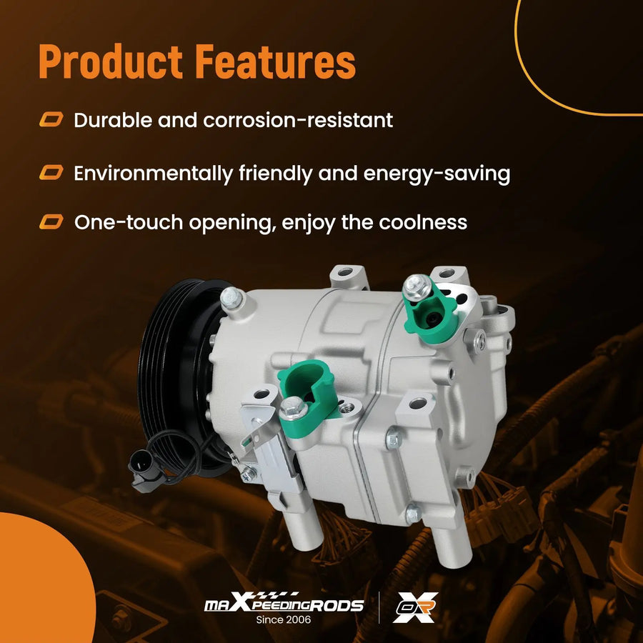 A/C Compressor and Clutch for Hyundai Elantra 2007-2012