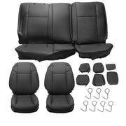 Front & Rear Seat Cover Set for 2016–2023 Toyota Tacoma Double Cab