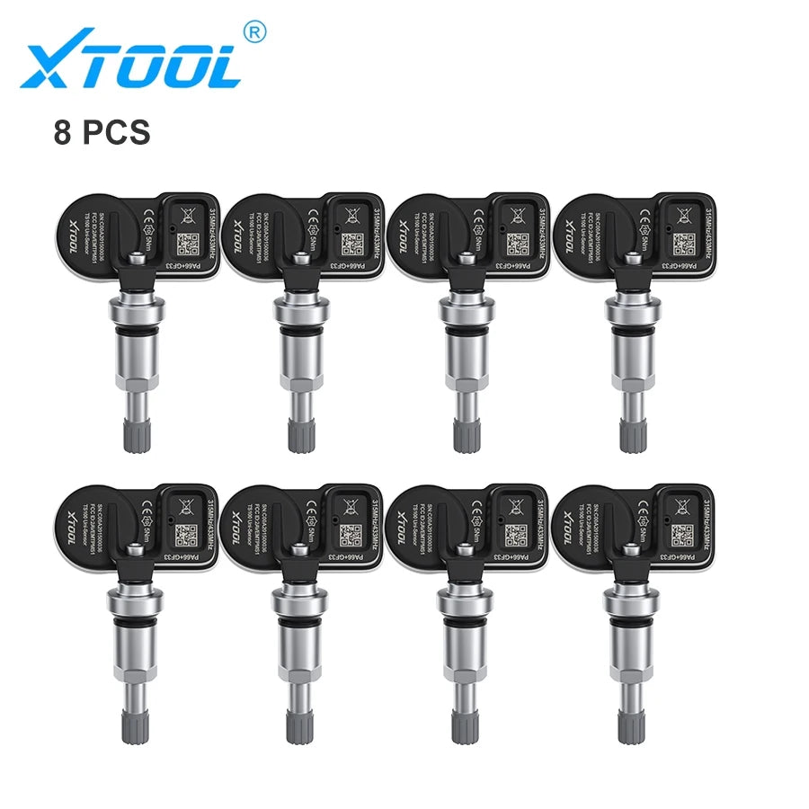 Xtool Ts100pro Sensor 2 In 1 315MHz 433MHz 4 Pieces Metal TPMS Ts100 Sensor Automotive Tire Repair Tools Programming Ts100