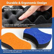 Contoured Car Wash Sponges, 2-Piece Shape Options