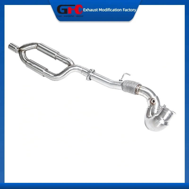 304 Stainless Steel Catless Downpipe for Volkswagen Tiguan 2016-2021