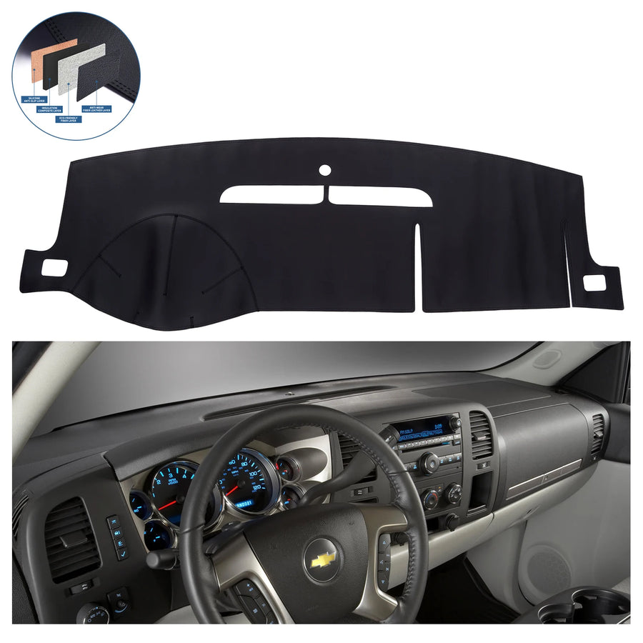 Dashboard Cover Mat for 2007–2014 Chevrolet Silverado 2500