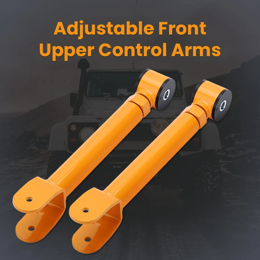 4-Piece Front Upper and Lower Adjustable Control Arm for Jeep Cherokee XJ 1986-2001 for Jeep Grand Cherokee 1999-2004