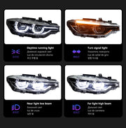 LED Headlight Assembly Set for 2012–2019 BMW F30