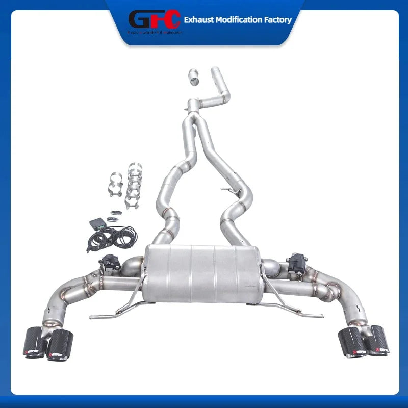 304 Stainless Steel Catback Valved Exhaust System for BMW 3.0T 2020-2024