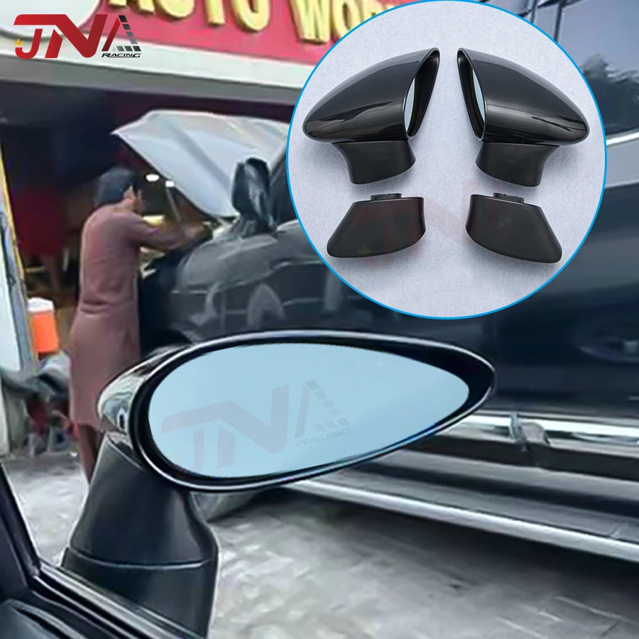 for Honda Civic FD2 8th Side Mirror Racing Car Mirror Black Rear View Mirror PC-MI55C