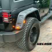 Pocket Rivet-Style Fender Flare Set with LEDs for 2007–2018 Jeep Wrangler JK