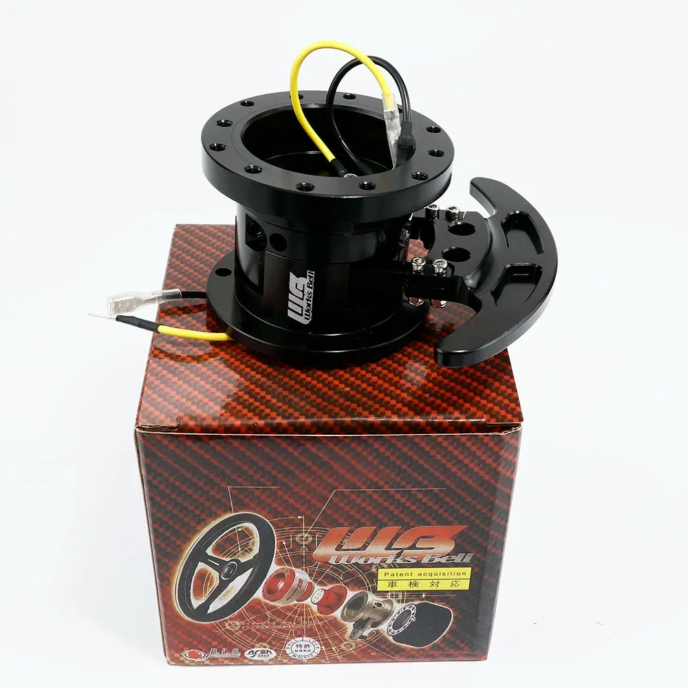 Works Bell GTC 90° Quick-Release Steering Wheel Hub Adapter