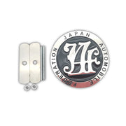 JAF-Style 82 mm Metal Grille Badge - Multiple Colors