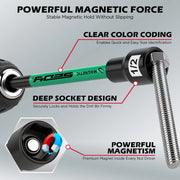 11-Piece Magnetic Nut Driver and Bit Set with Telescoping Pickup Tool