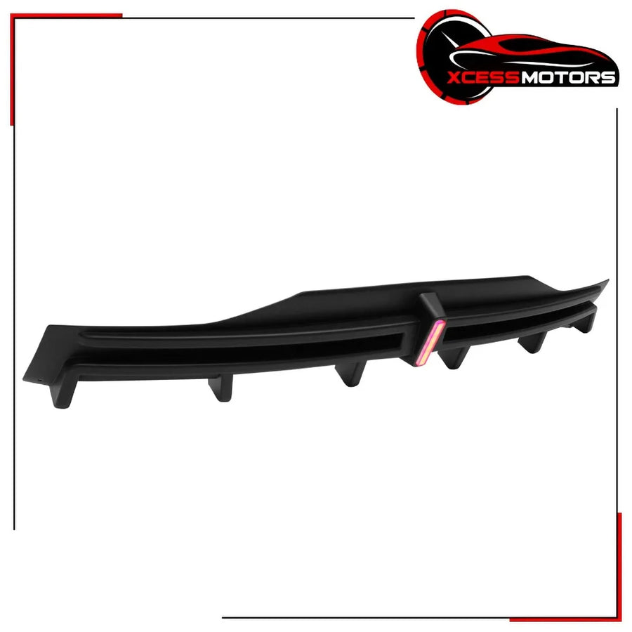 Matte Black LED Rear Diffuser – 2016–2020 Tesla Model X