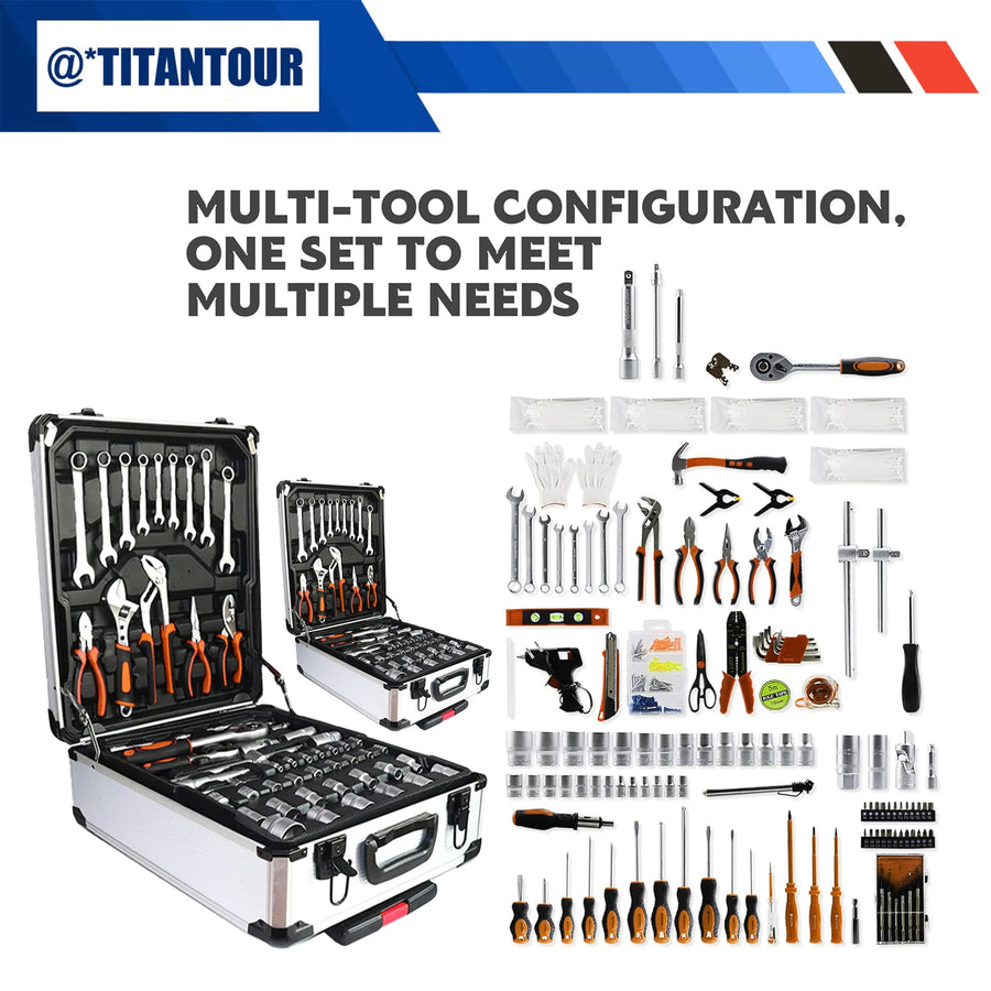 999-Piece Mechanics, Automotive and Household Tool Set