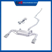 304 Stainless Steel Valved Cat-Back Exhaust System for Mercedes-Benz 2012-2018