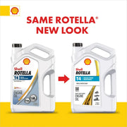 Shell Rotella T4 Triple Protection 15W-40 Diesel Oil, 1 Gallon Case of 3