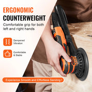 350W 6-Inch Brushless Random Orbital Sander – 4,000–10,000 RPM