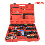 Radiator Pressure Tester and Cooling System Vacuum Refill Kit, 14/28-Piece Options