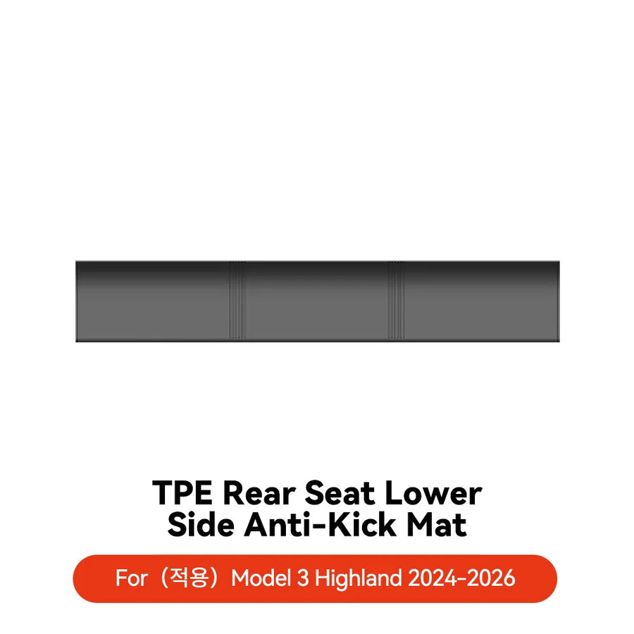 Rear Seat Anti-kick Protective Mat for Tesla Model 3/Y