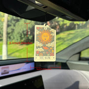 Vintage The Sun Tarot Hanging Car Air Freshener