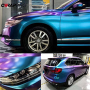 Purple-to-Blue Sparkle Chameleon Vinyl Wrap Film