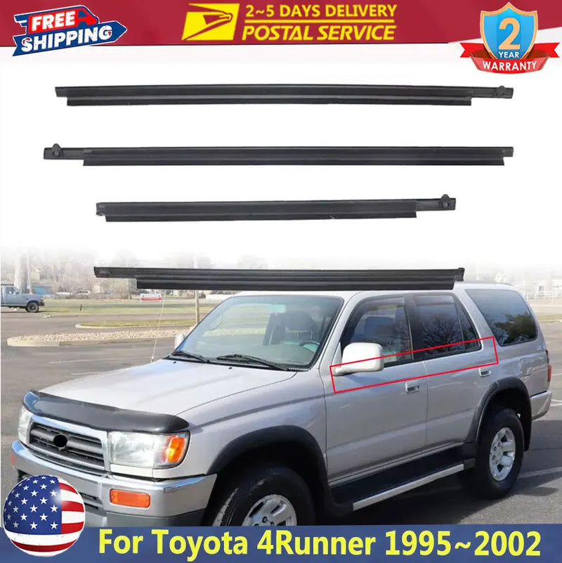 Toyota 4Runner 4-Piece Outer Door Window Weatherstrip Set – 1995–2002