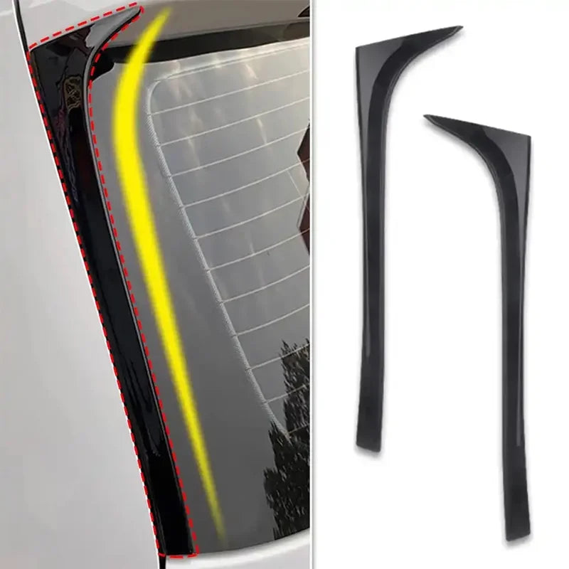 Rear Window Side Spoiler Canards for Volkswagen Golf MK7 2014-2018