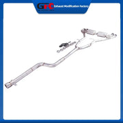 304 Stainless Steel Valved Cat-Back Exhaust System for BMW 525i/530i/540i G30 2.0T/3.0T 2017-2023