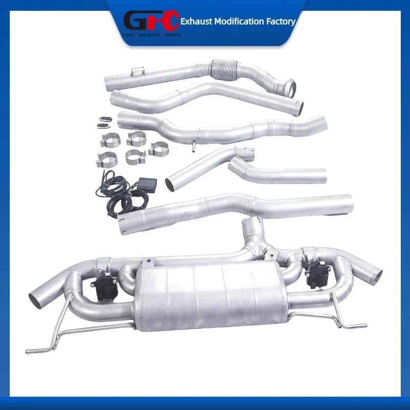304 Stainless Steel Valved Cat-Back Exhaust System for Mercedes-Benz GLC300 X254 V254