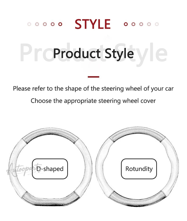 Carbon-Fiber-Style Steering Wheel Cover – Select Mercedes-Benz Models