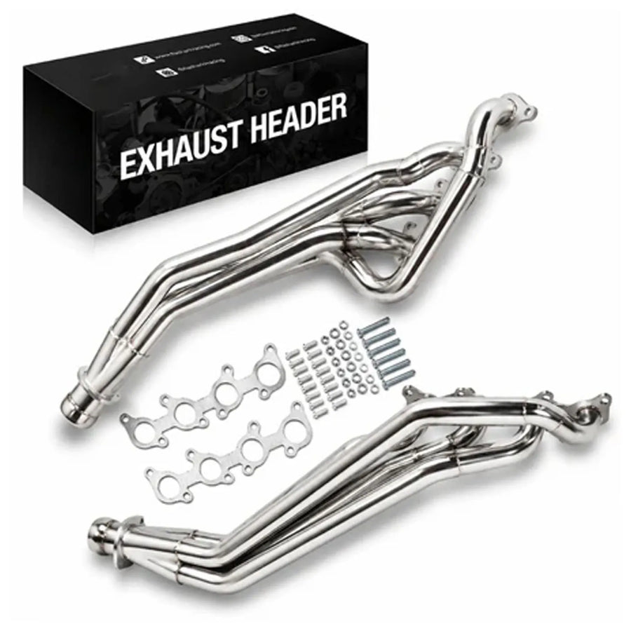 Stainless Steel Long-Tube Exhaust Header Set for 2011–2014 Ford Mustang