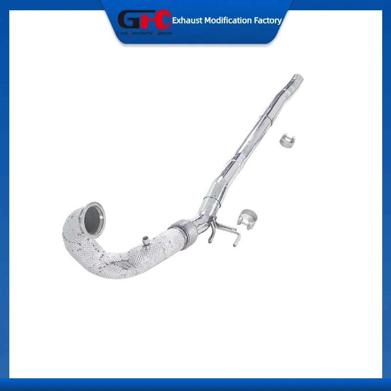 304 Stainless Steel Downpipe for Golf 7r 7.5r Mk7 2.0T 1.5mm Thickness Polished