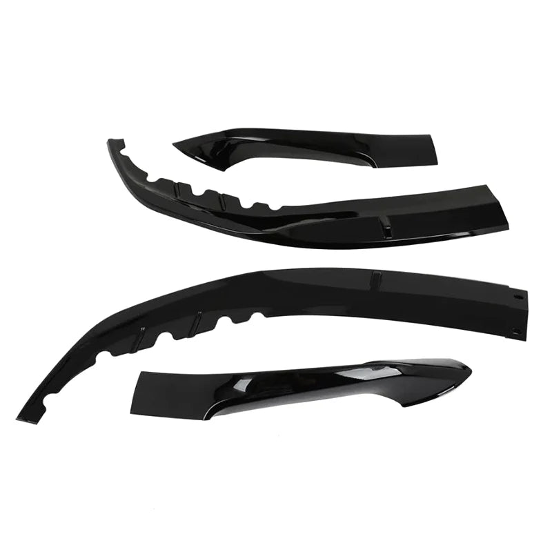 BMW 5 Series G30 M Sport Gloss-Black Front Bumper Lip – 2017–2020
