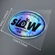 JDM “Super Slow Driver” Waterproof Vinyl Decal – Multiple Colors