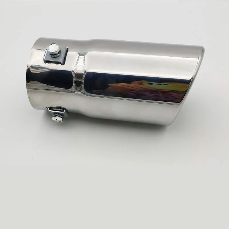 Universal Carbon-Fiber & Stainless Steel Exhaust Tip, 70/76mm