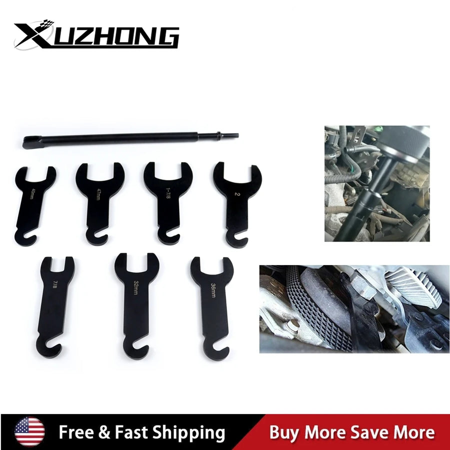 43300 Pneumatic Fan Clutch Wrench Set Removal Tool Gear Assisted Positioning Tool Fit for Ford for GM for