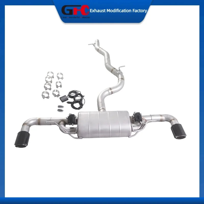 Stainless Steel Valved Cat-Back Exhaust System for Audi TT/TTS 8J3 2.0T/3.2L 2007-2014