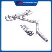 304 Stainless Steel Cat-Back Exhaust System for Porsche Cayenne 9Y0 Hybrid 3.0T 2018-2024