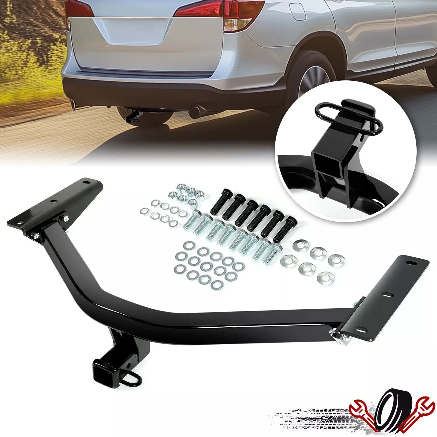 Class III 2-Inch Hitch for Acura MDX 2014-2020 and Honda Pilot 2016-2022
