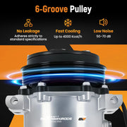A/C Compressor & Clutch for Chevrolet & GMC 1996-1998