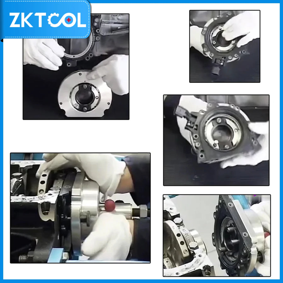 Crankshaft Rear Oil Seal Flange Remover Installation Tool for Volkswagen Audi 1.4 1.6 Gear Ring Installer