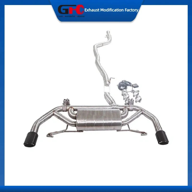 304 Stainless Steel Catback Valvetronic Exhaust System for BMW X3 X4 30i 2.0T 2018-2024