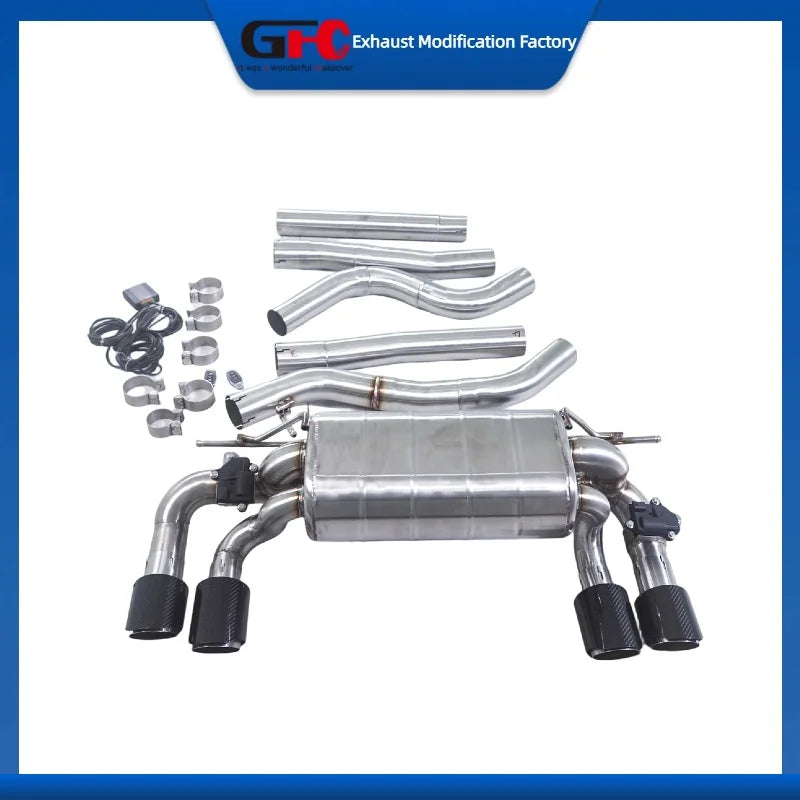 Stainless Steel Valved Cat-Back Exhaust System for BMW 2 Series 2013-2018