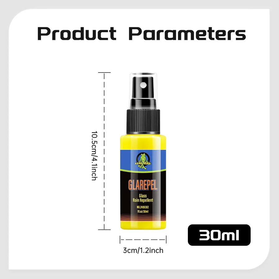 Hydrophobic Automotive Glass Coating and Oil-Film Remover